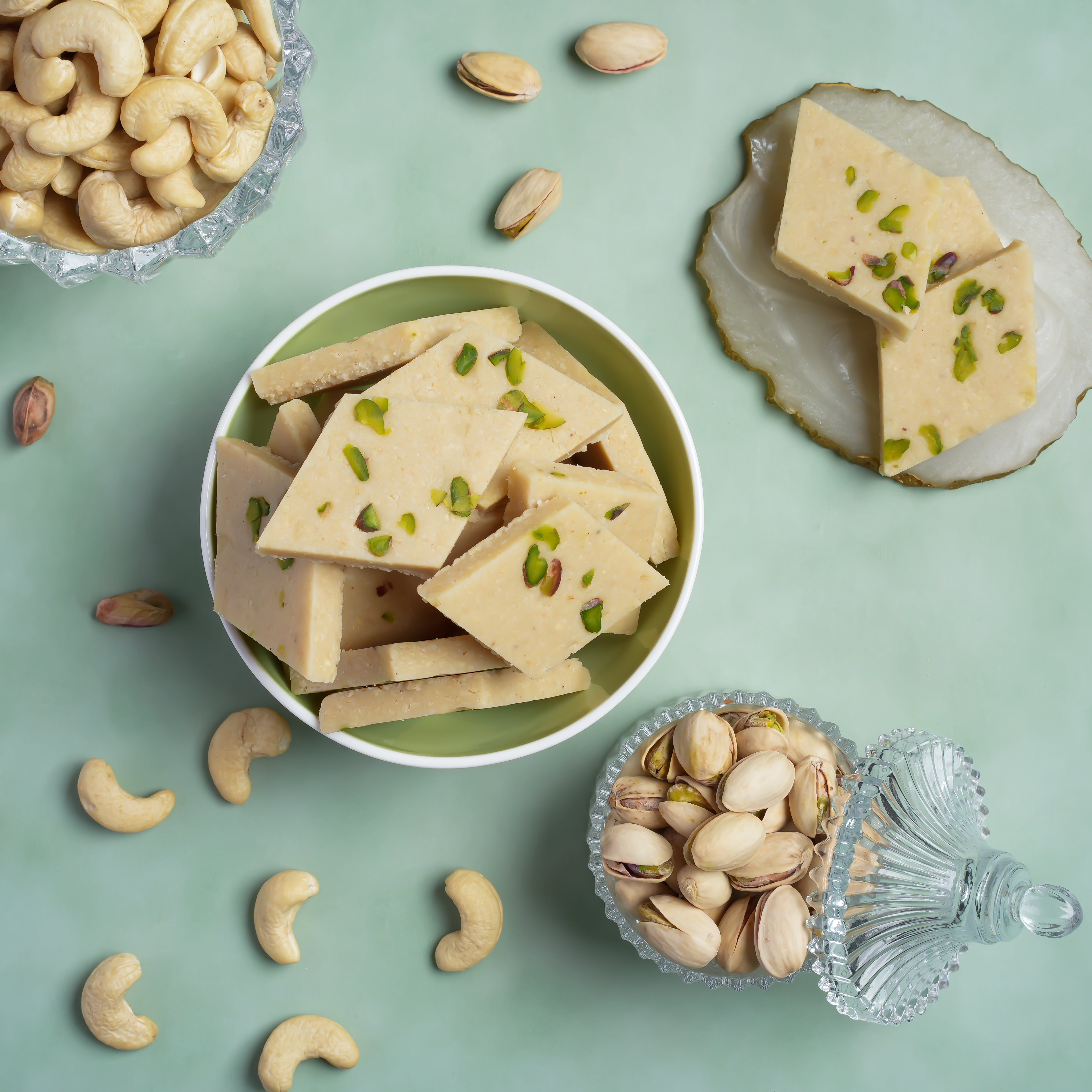 Kaju Katli – Traditional Indian Mithai with Rich Cashew Flavor